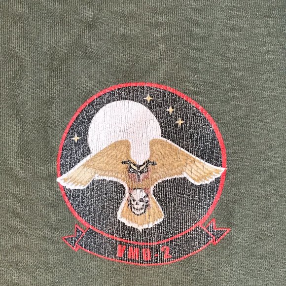 USA Afghanistan War 2009 Night-owls Military Green Short Sleeve Tee T Shirt - Picture 3 of 8